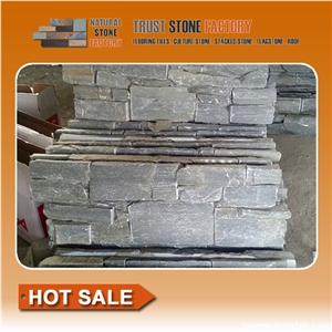 Grey Quartzite Stone Wall Tile,Dry Stone Wall Construction,Stone Wall Fireplace