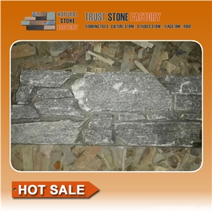 Ledge Stone Corner,Gray Quartzite Stack Stone,Wall Cladding Stone
