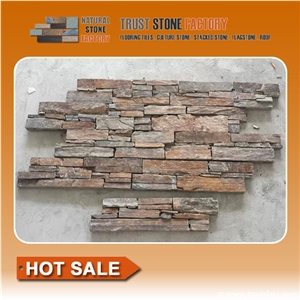 Rusty Quartzite Ledgestone Wall Cladding