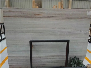 Best China Crystal Wood Marble, Galaxy White Wooden Marble, Silver Serpeggiante, Chinese Chenille Beige Marble Slab, Tile