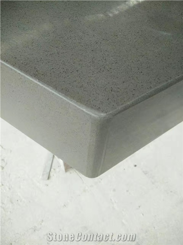 Grey Pure Quartz Standard Tops, Straight Edge Tops