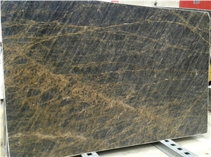 Blu Dorato Marble Slabs, Italy Brown Marble