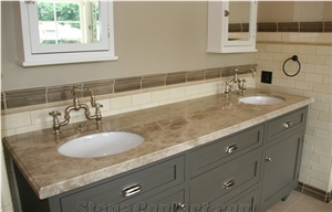 Brown Marble Bathroom Vanity Tops/ Marble Countertops/ Marble Bath Tops
