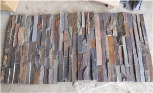 Multicolor Slate Culture Veneers, Ledge Stone Panel