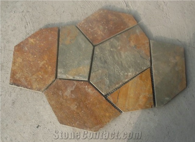 Rusty Flagstone Paving Stone