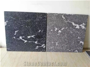 Snow Grey Granite Slabs, China Grey Granite