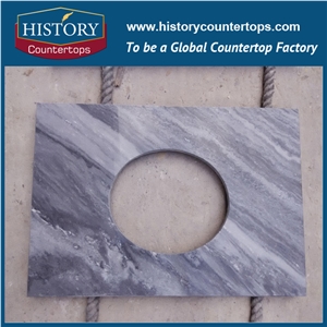 2017 Chinese Supplier Hot Sale China High Polished Granite, Own Quarries Grey Granite,Cheap China Multicolor Grey Granite Bathroom Countertops, Custom Vanity Tops