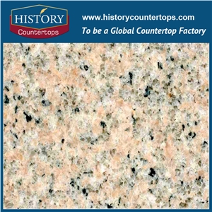 2017 New Style Hot Sale & High Quality Beige Color China Rosy Cloud Granite Beige Cream Granite for Polished Vanity Tops