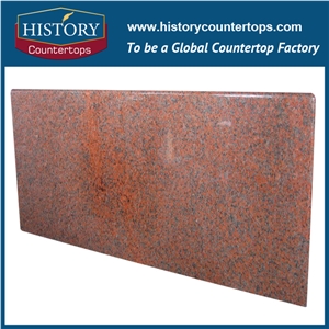 China Natural Stone High Quality & High Polished Granite Red Color China Maple Leaf G562 Granite for Polished Vanity Tops