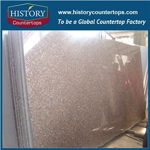 High Quality Best Price China G648 Pink Rose Granite for Polished Kitchen Countertops, Solid Surface, Slabs
