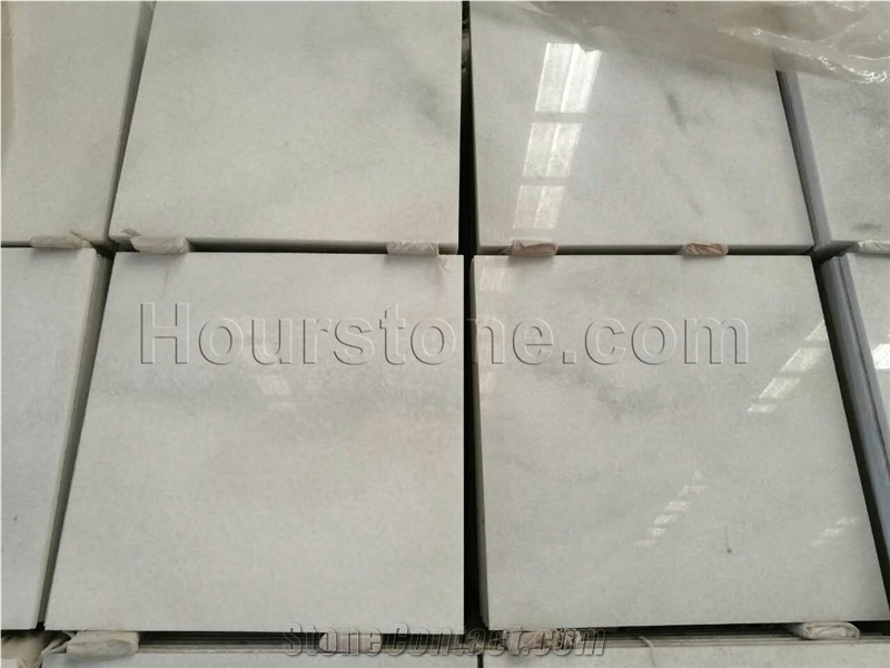 China Crystal White a Quality Marble Tiles Polished / China Absolute White Marble Slabs/Walling Tiles / Cut to Size for Hotel Bathroom Design