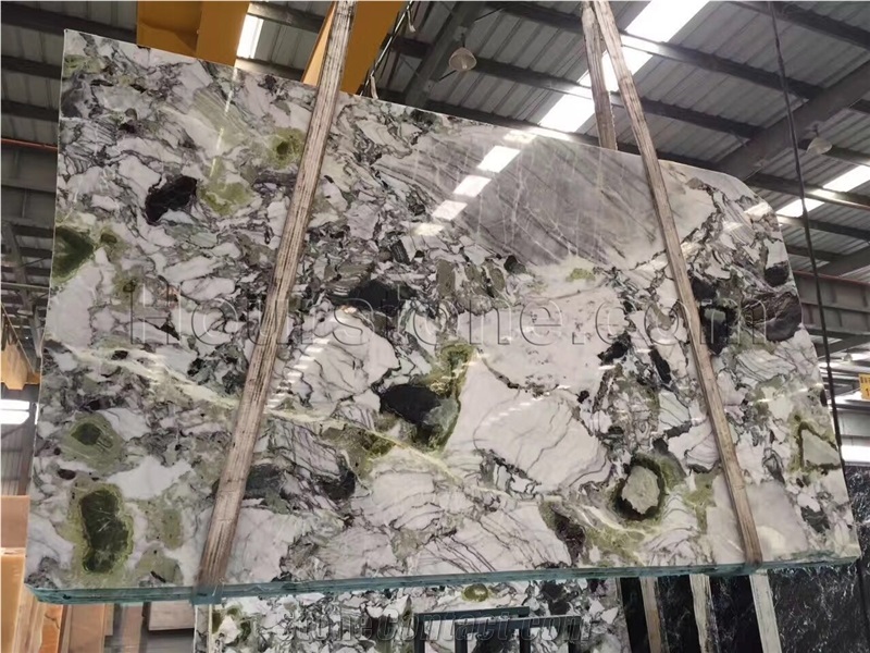 Ice Jade,China Polished Green Marble Slab/Marble Skirting/Marble Opus Pattern/Marble Floor Covering Tiles/Marble Tiles & Slabs/China Ice Jade Green Marble Tiles/ Dreaming Green/