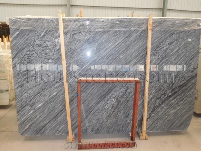 Silk Cloudy Grey, Chinese Marble Stone Tiles and Slabs, Interior Tiles, Wall and Floor Covering Tiles