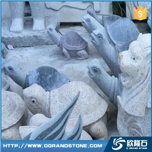 Landscape Sculptures Granite Turtle, Granite Animal Sculptures