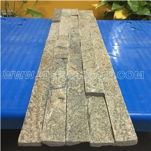 China Grey Quartzite Fireplace Stacked Stone Veneer Feature Wall Cladding Panel Ledge Stone Rock Natural Split Face Mosaic Tile Landscaping Building Interior & Exterior Decor Culture Stone 60x15cm