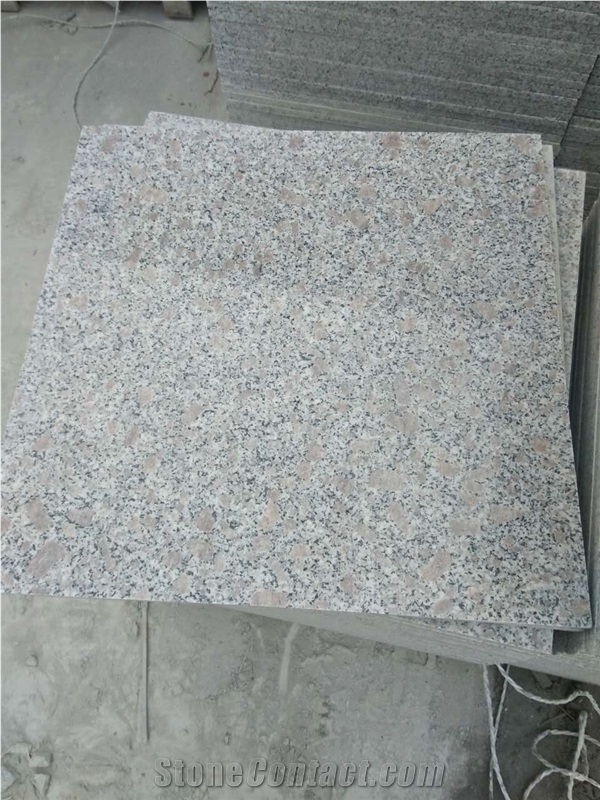 China Natural Stone Shandong Zhaoyuan G3783/G383 Light Pink Color Pearl Flower Granite Tiles/Slabs, Polished/Flamed/Sandblasted Surface, Wall Cladding, Floor Covering, Landscaping, Building Projects