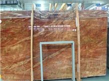 Quarry Direct Supply Black Gold Marble Rosso Damasco Marble Italian Red Marble Slabs & Tiles & Floor Covering Tiles & Wall Tiles, Polished Luxury Red Marble Tiles & Slabs for Interior Decoration