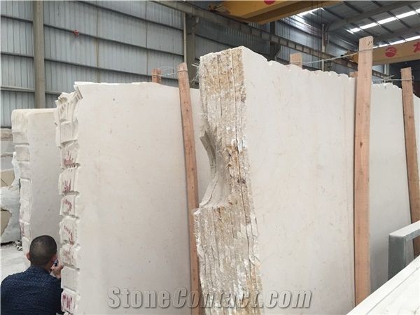Quarry Direct Supply Cheverney Tunisia Beige Limestone Slabs & Thin Tiles & Flooring Tiles & Wall Cladding, Beige Polished Limestone Tiles & Slabs for Interior Decoration