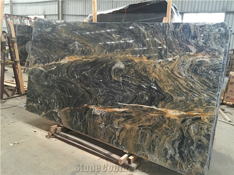 Quarry Direct Supply Van Gogh Marble Van Gogh with Cross Cut Marble Iran Multi-Colors Marble Slabs & Tiles & Flooring Tiles & Wall Cladding, Multi-Colors Polished Marble Tiles & Slabs for Interior Dec