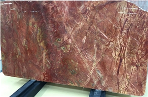Rosso Damasco Marble Italian Red Marble Slabs & Thin Tiles & Flooring Tiles & Wall Cladding, Polished Luxury Red Marble Tiles & Slabs for Interior Decoration