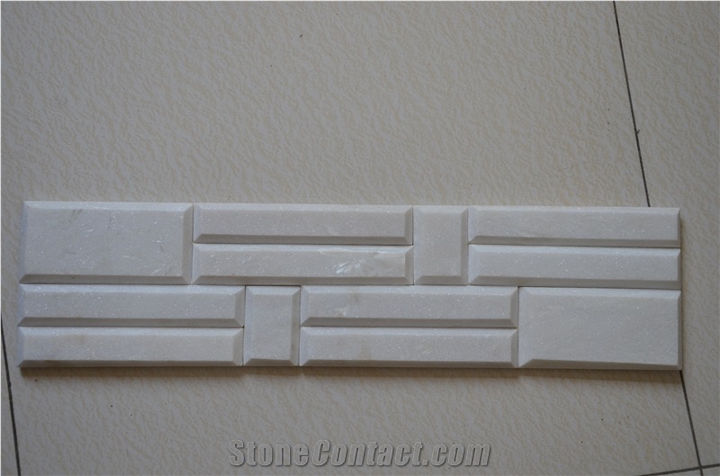 White Marble Natural Stone, Wall Decoration,Tacked Stone Veneer
