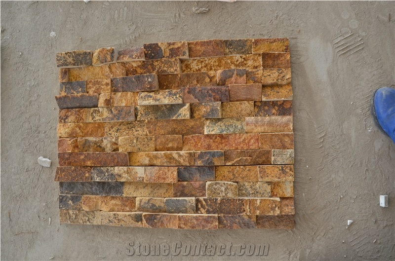 Yellow Sandstone Natural Stone, Wall Decoration,Stacked Stone Veneer