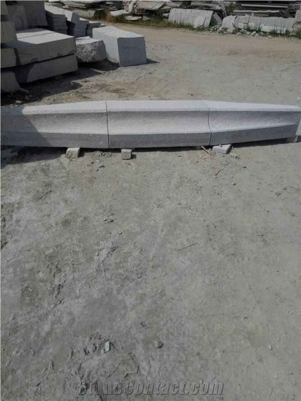 G375 Flamed Shaped External Curbstone Bus Stop Kerbs Border Stone