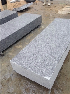 Sd G603 Light Grey Granite Flamed Finish Steps Stairs Paver