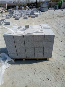 Sd-G603 Silver Grey Granite Flamed Surface Border Stones Blocks Competitive Prices