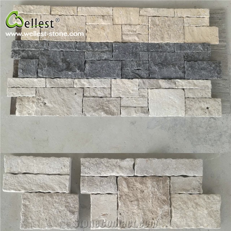 Natural Stone Wall Stone Stacked Wall Panels Outdoor Decorative Wall Veneer Factory Price for Sale