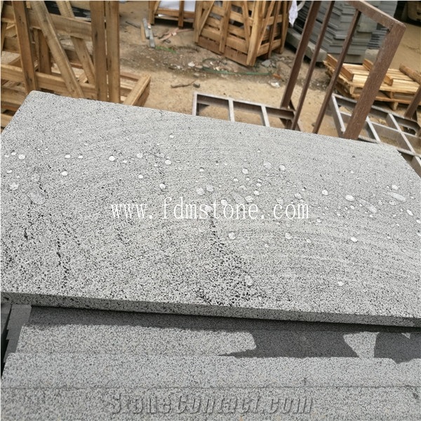 Hainan Grey Stone Wave Surface Wall Cladding Tile