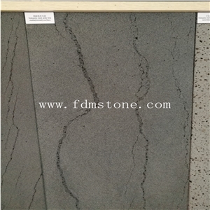 Volcanic Rock Ants Line Sandblasted Walling Tiles, Sandblasted Black Lava Flooring Tiles,Project Size