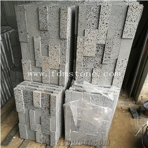 Volcanic Rock Wall Cladding,Cheap Lava Stone Outdoor Wall Decoration,Landscaping Stone Tiles