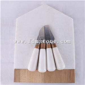 Wholesale Stone Cake Plate/Pizza Slate/Chopping Board or Cutting Board,Kitchens Board Marble Cheese Slicer