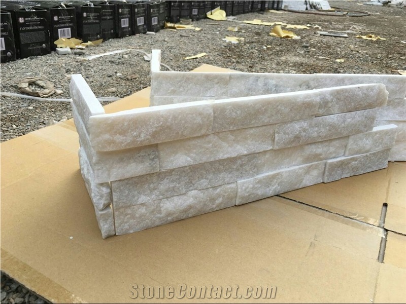 Arctic White Marble Cultured Stone Panel $12.9/Sqm in the Stock
