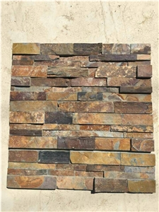 California Rock Face, Multicolor Slate Cultured Stone,Ledge