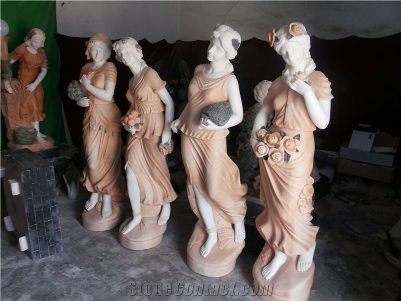 Marble Four Seasons Sculpture & Statues