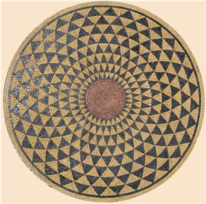 Marble Mosaic Medallion for Floor and Paving