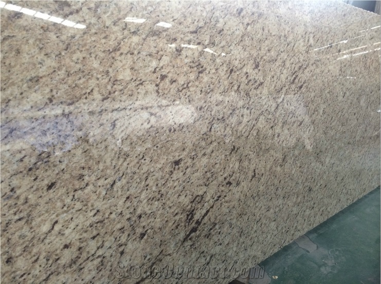 Giallo Ornamental Granite Slabs & Tiles, Brazil Beige Granite