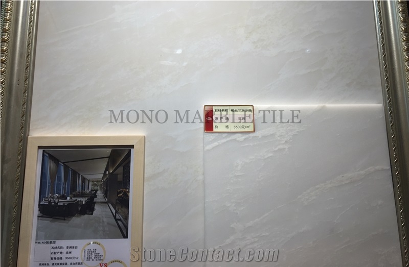 Hot Sales Foshan White Onyx Look Like Polished Porcelain Tile 800x800