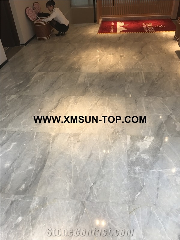 China Ice Grey Marble Tile&Cut to Size/Chinese Grey Marble Floor Covering Tiles/Grey Marble Flooring/Grey Marble Pavers/Own Marble Quarry/Interior Floor Covering Tiles