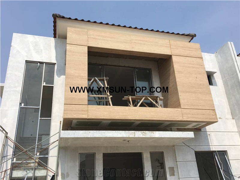 Coffee Travertine Walling/Browntravertine Walling/Brown Travertine Wall Cladding/Travertine Wall Covering/Building Stones/Building Exterior Walling/Travertine Panels