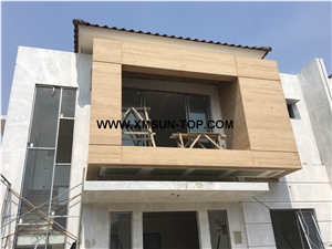 Coffee Travertine Walling/Browntravertine Walling/Brown Travertine Wall Cladding/Travertine Wall Covering/Building Stones/Building Exterior Walling/Travertine Panels