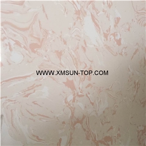 Coral Red Artificial Marble/Red Artificial Stone Slabs& Tiles/Manmade Stone Slab/Engineered Stone Slabs/Manufactured Stones/Interior Decoration/Artificial Stone Panels