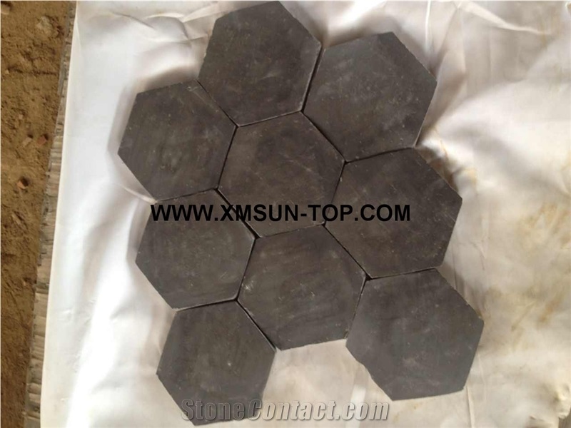 Handmade Terracotta Grey Tiles/Ceramic Tile/Antique Tile/Hexagon Shape Floor Tiles/Terracotta Pavers/Terracotta Flooring/Handcrafted Floor Tiles