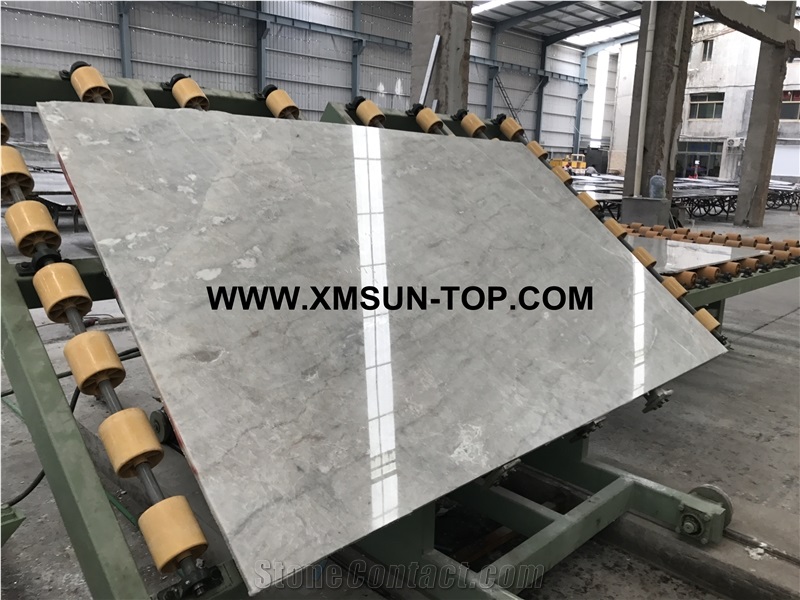 Ice Grey Marble Interior Walling/Grey Marble Walling/China Grey Marble Wall Cladding/Light Grey Marble Wall Covering/Building Stones/Interior Decoration/Grey Marble Hotel Project/Own Marble Quarry