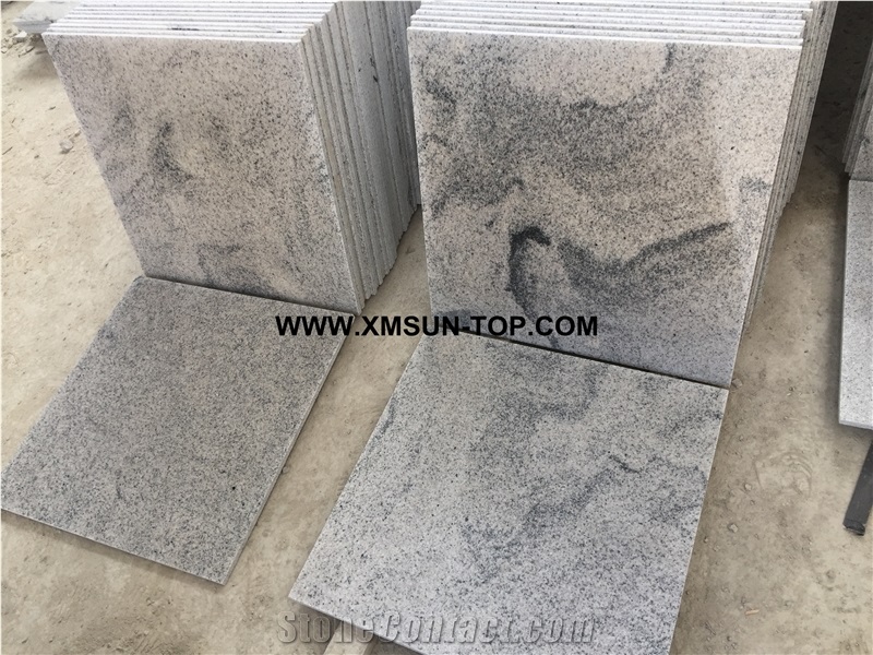 On Sale Polished Viscont White Granite Tiles& Cut to Size( 610*610*15mm)/China Viscount White Granite Floor Tiles/China Romano White Granite Wall Tiles/White Landscape Granite Panels/Shanshui White