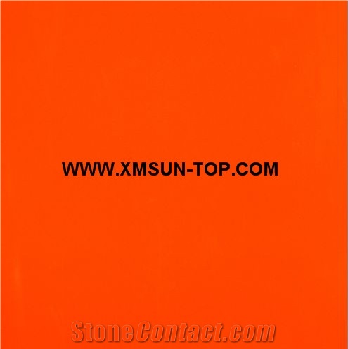 Orange Temptation Quartz Stone Slabs&Tiles/Orange Engineered Stone/Pure Orange Artificial Quartz/Manmade Stone/China Quartz Stone for Flooring&Wall Covering/Orange Engineered Quartz/Bl1105