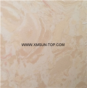 Smile Beige Artificial Marble/Beige Artificial Stone Slabs& Tiles/Manmade Stone Slab/Engineered Stone Slabs/Manufactured Stones/Interior Decoration/Artificial Stone Panels