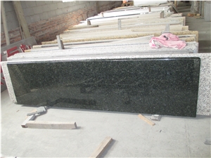 Brazil Green Granite Verde Ubatuba Slabs & Tiles,Polished Green Granite for Kitchen Countertops,Island Tops,Sawn Cut Tiles Slabs Exterior-Interior Wall & Floor Etc Project